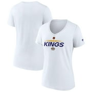 Women's Fanatics White Los Angeles Kings Special Edition V-Neck T-Shirt